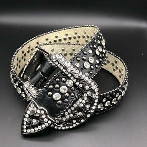 Rhinestone Belt, Bling, Leather, S/M, New